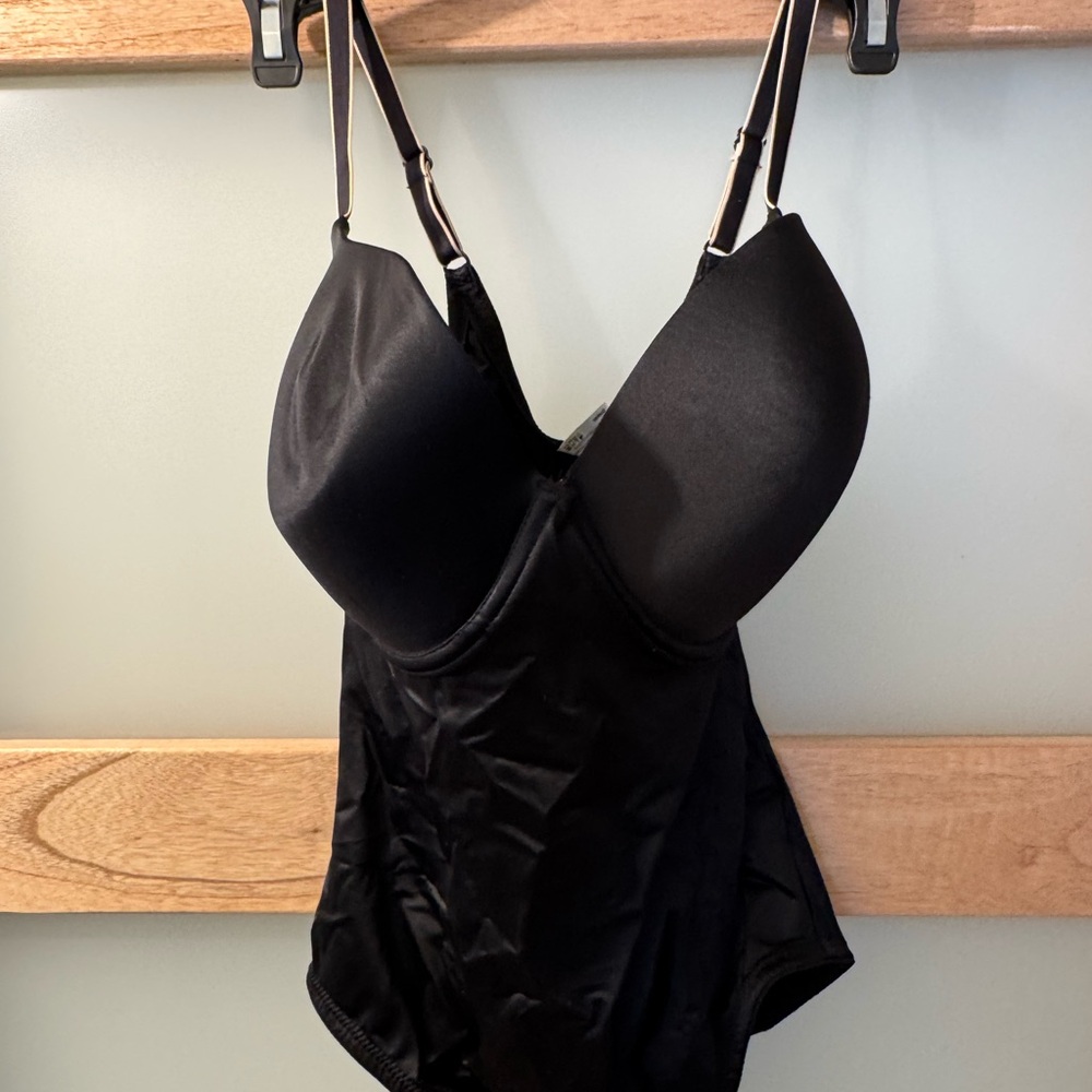 Maidenform Black Shapewear Bodysuit